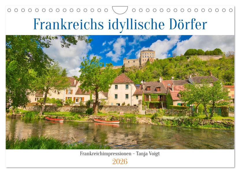 Frankreichs idyllische Dörfer (Wandkalender 2026 DIN A4 quer) CALVENDO Monatskalender
