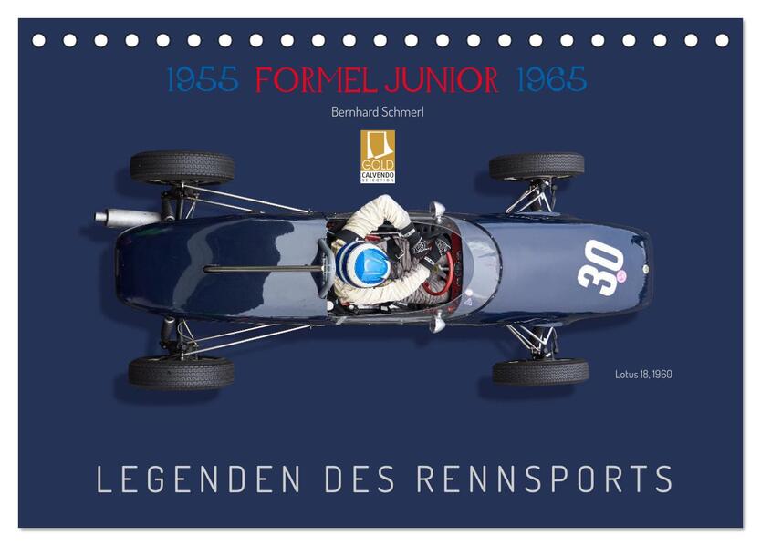Legenden des Rennsports - Formel Junior 1955-1965 (Tischkalender 2026 DIN A5 quer) CALVENDO Monatskalender
