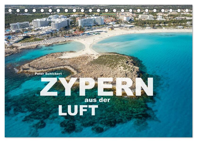 Zypern aus der Luft (Tischkalender 2026 DIN A5 quer) CALVENDO Monatskalender