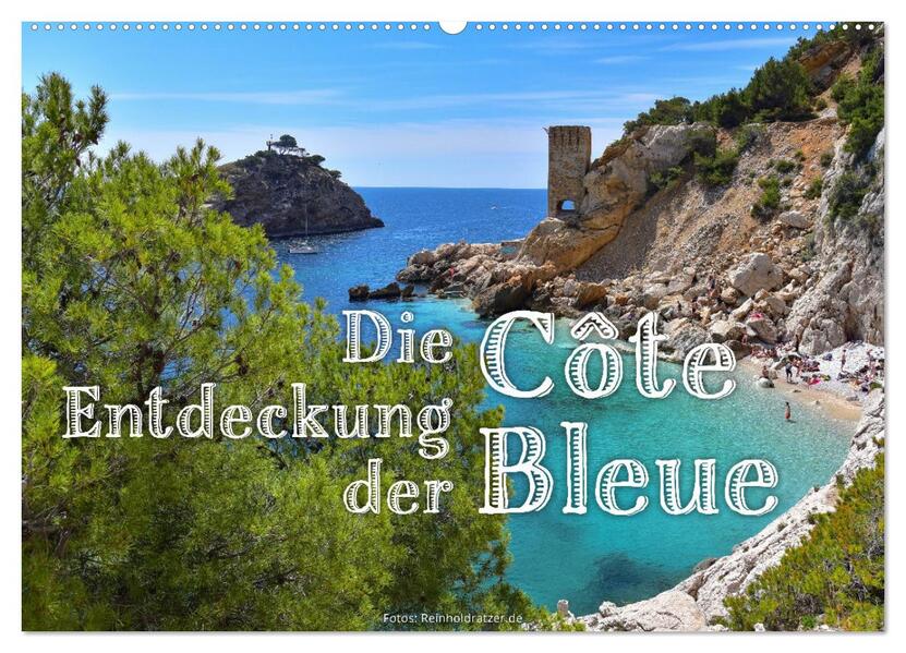 Die Entdeckung der Côte Bleue (Wandkalender 2026 DIN A2 quer) CALVENDO Monatskalender