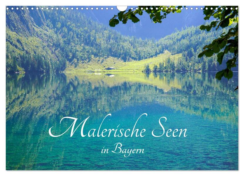 Malerische Seen in Bayern (Wandkalender 2026 DIN A3 quer) CALVENDO Monatskalender