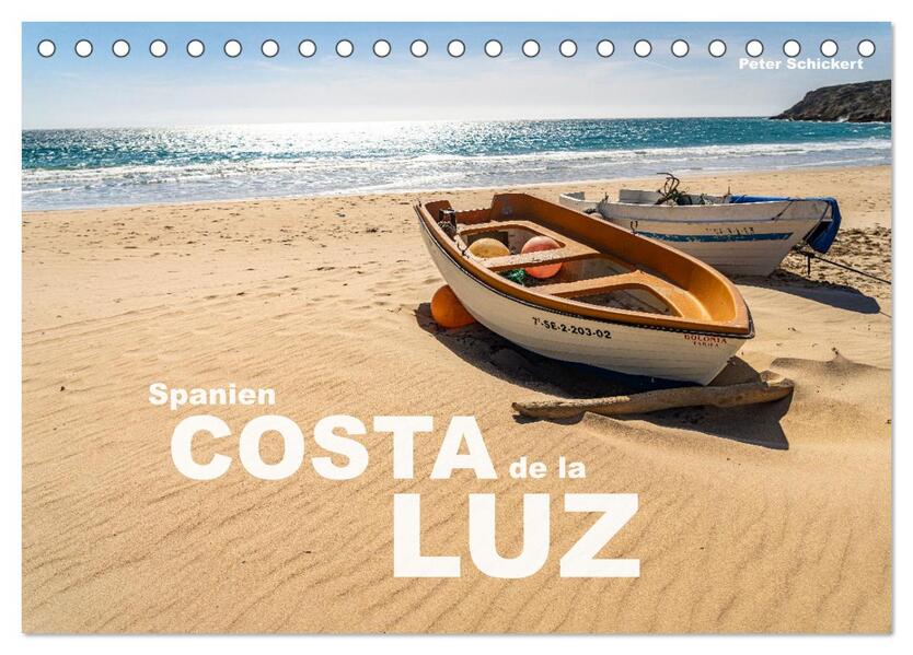 Spanien - Costa de la Luz (Tischkalender 2026 DIN A5 quer) CALVENDO Monatskalender