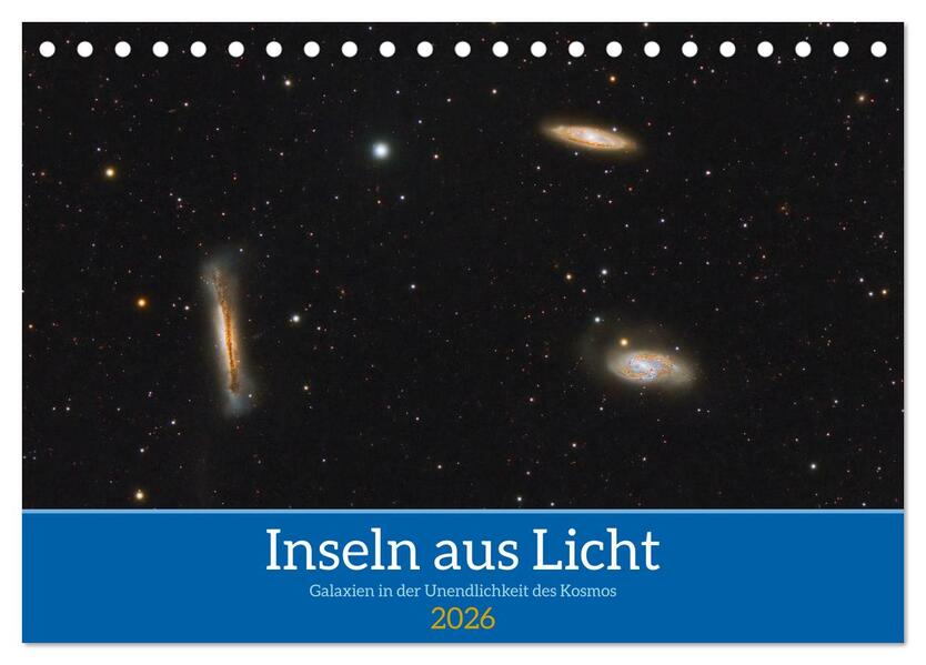 Inseln aus Licht (Tischkalender 2026 DIN A5 quer) CALVENDO Monatskalender