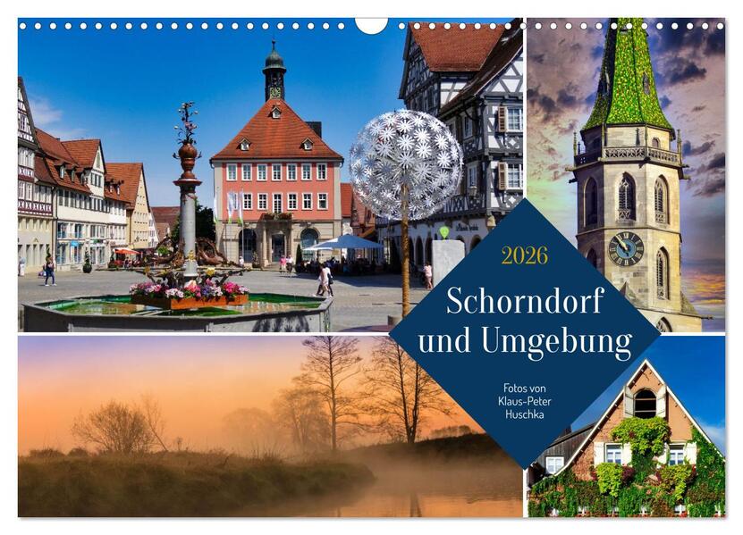 Schorndorf und Umgebung (Wandkalender 2026 DIN A3 quer) CALVENDO Monatskalender
