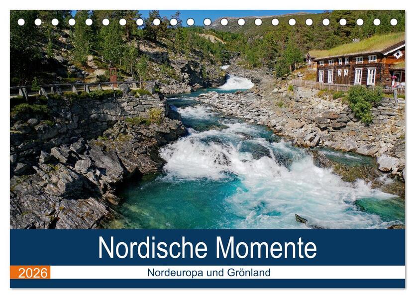 Nordische Momente (Tischkalender 2026 DIN A5 quer) CALVENDO Monatskalender