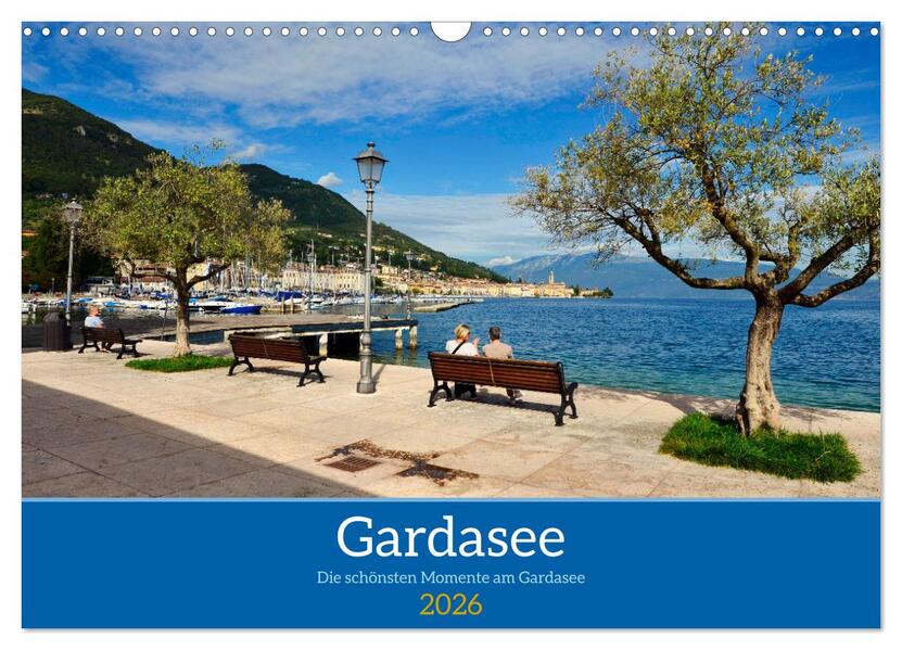 Gardasee - Die schönsten Momente am Gardasee (Wandkalender 2026 DIN A3 quer) CALVENDO Monatskalender