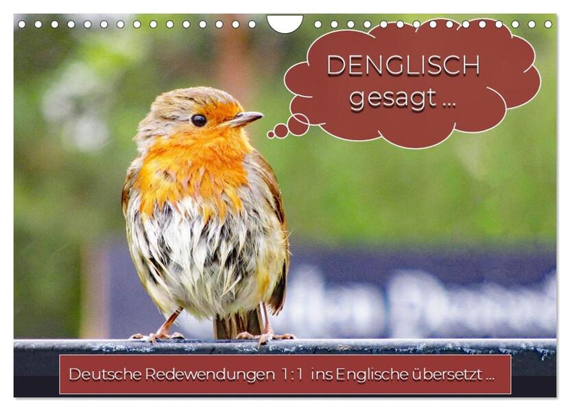 DENGLISCH gesagt ... (Wandkalender 2026 DIN A4 quer) CALVENDO Monatskalender