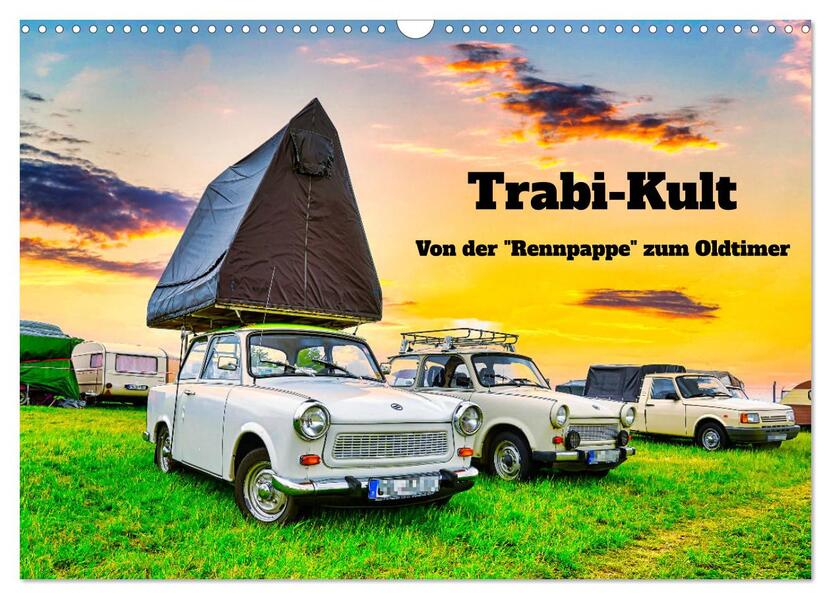 Trabi-Kult (Wandkalender 2026 DIN A3 quer) CALVENDO Monatskalender