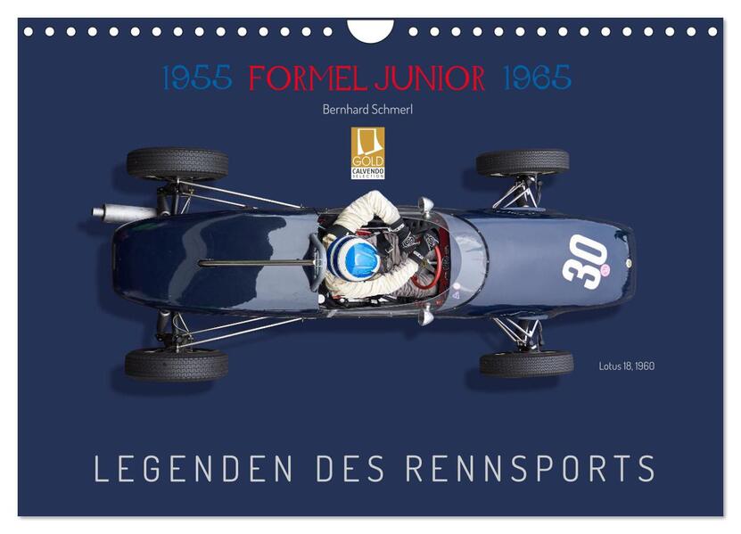 Legenden des Rennsports - Formel Junior 1955-1965 (Wandkalender 2026 DIN A4 quer) CALVENDO Monatskalender
