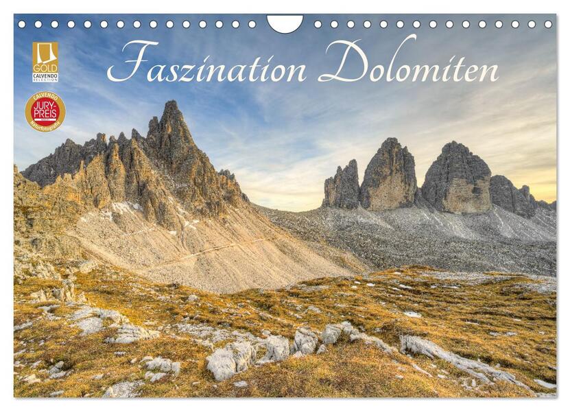 Faszination Dolomiten (Wandkalender 2026 DIN A4 quer) CALVENDO Monatskalender