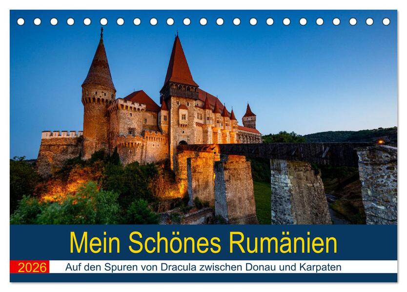 Mein Schönes Rumänien (Tischkalender 2026 DIN A5 quer) CALVENDO Monatskalender