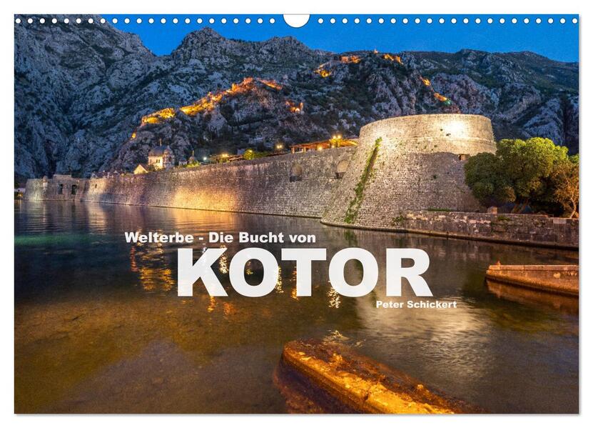 Welterbe - Die Bucht von Kotor (Wandkalender 2026 DIN A3 quer) CALVENDO Monatskalender