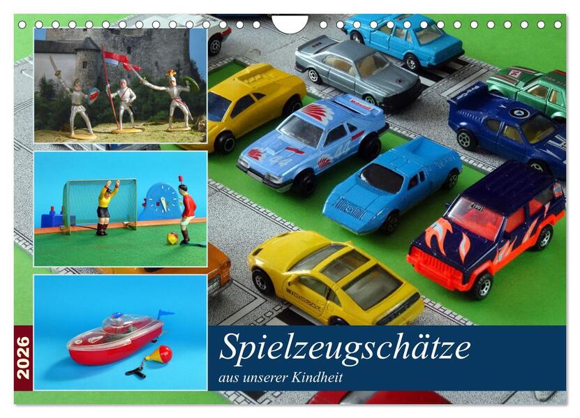 Spielzeugschätze aus unserer Kindheit (Wandkalender 2026 DIN A4 quer) CALVENDO Monatskalender