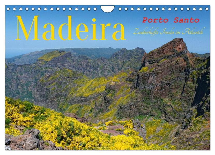 Madeira und Porto Santo (Wandkalender 2026 DIN A4 quer) CALVENDO Monatskalender