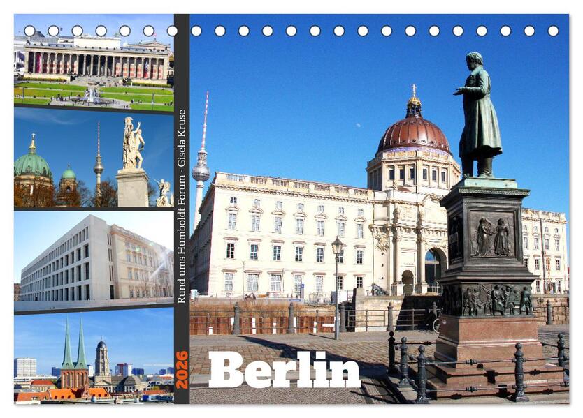 Berlin - Rund ums Humboldt Forum (Tischkalender 2026 DIN A5 quer) CALVENDO Monatskalender