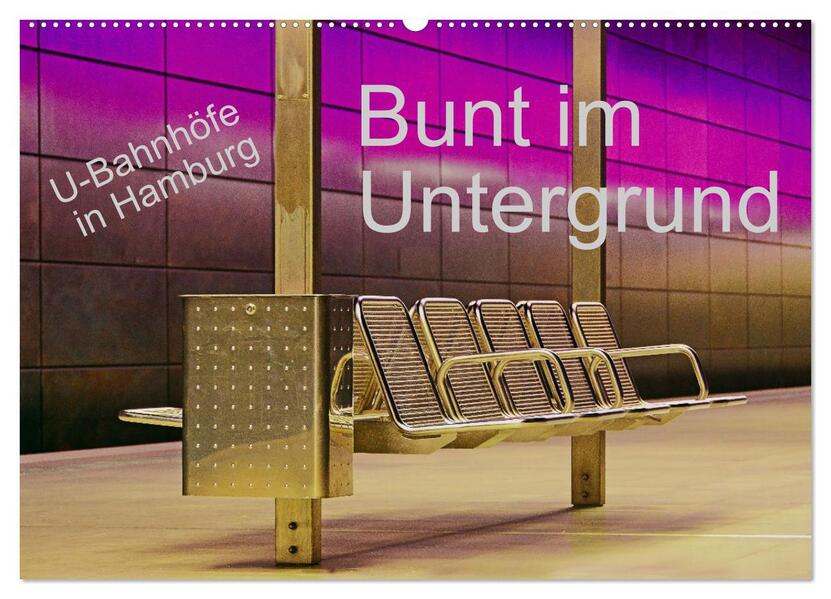Bunt im Untergrund (Wandkalender 2026 DIN A2 quer) CALVENDO Monatskalender