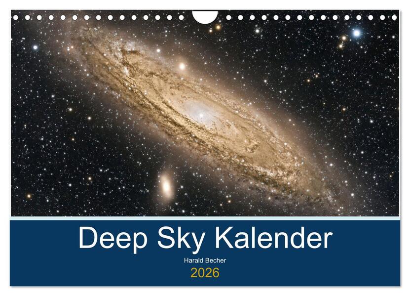 Deep Sky Kalender (Wandkalender 2026 DIN A4 quer) CALVENDO Monatskalender