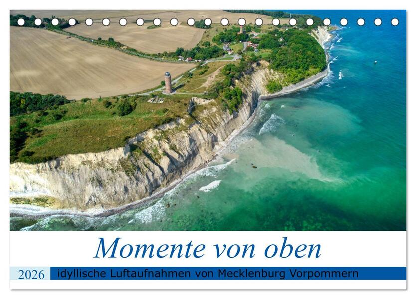 Momente von oben (Tischkalender 2026 DIN A5 quer) CALVENDO Monatskalender