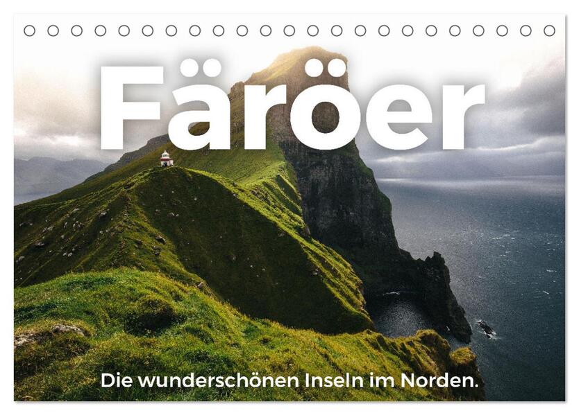 Färöer - Die wunderschönen Inseln im Norden. (Tischkalender 2026 DIN A5 quer) CALVENDO Monatskalender