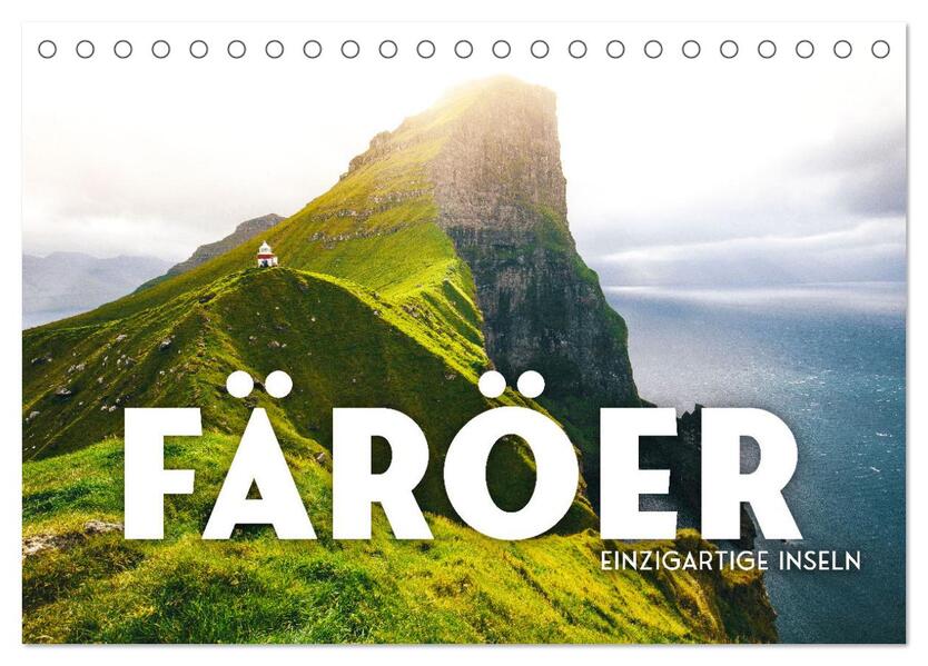 Färöer - Einzigartige Inseln (Tischkalender 2026 DIN A5 quer) CALVENDO Monatskalender