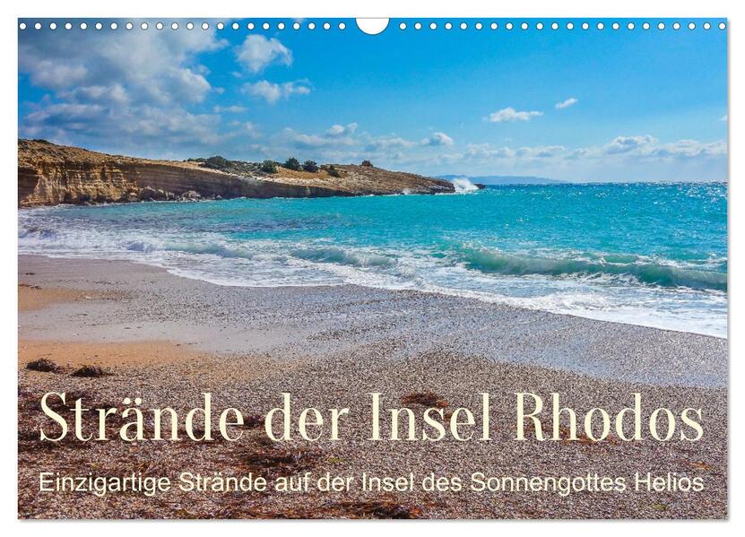Strände der Insel Rhodos (Wandkalender 2026 DIN A3 quer) CALVENDO Monatskalender