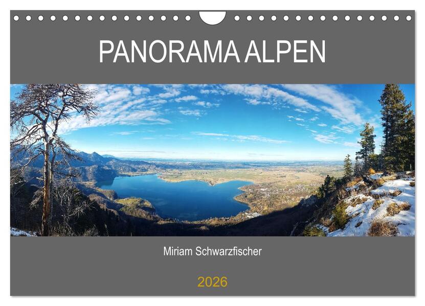 Panorama Alpen (Wandkalender 2026 DIN A4 quer) CALVENDO Monatskalender