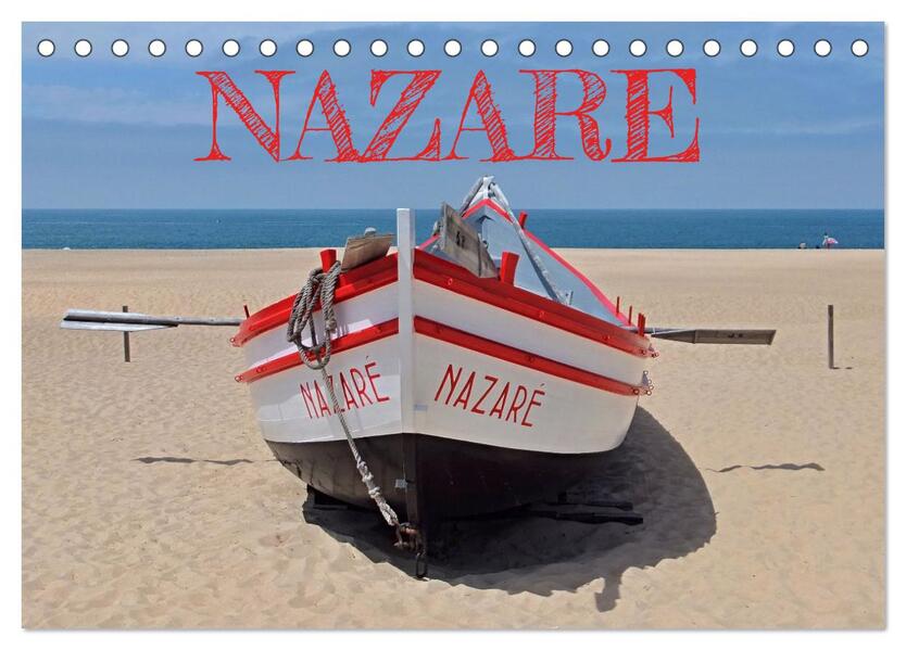 Nazare (Tischkalender 2026 DIN A5 quer) CALVENDO Monatskalender