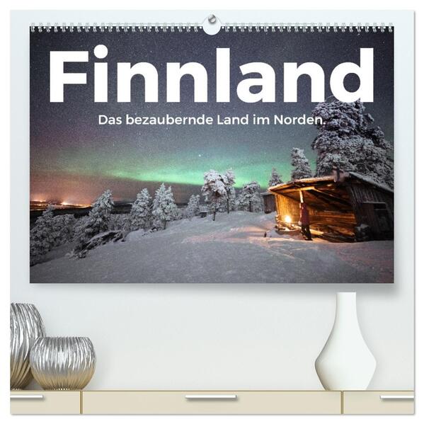 Finnland - Das bezaubernde Land im Norden. (hochwertiger Premium Wandkalender 2026 DIN A2 quer) Kunstdruck in Hochglanz