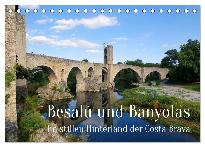 Besalú und Banyolas (Tischkalender 2026 DIN A5 quer) CALVENDO Monatskalender
