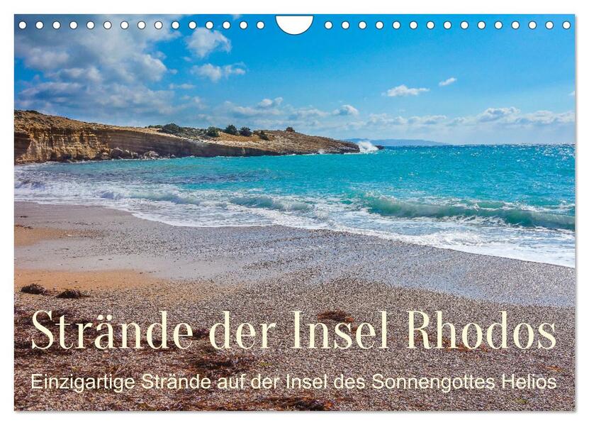 Strände der Insel Rhodos (Wandkalender 2026 DIN A4 quer) CALVENDO Monatskalender