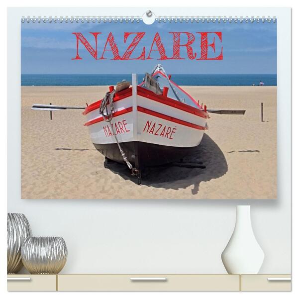 Nazare (hochwertiger Premium Wandkalender 2026 DIN A2 quer) Kunstdruck in Hochglanz