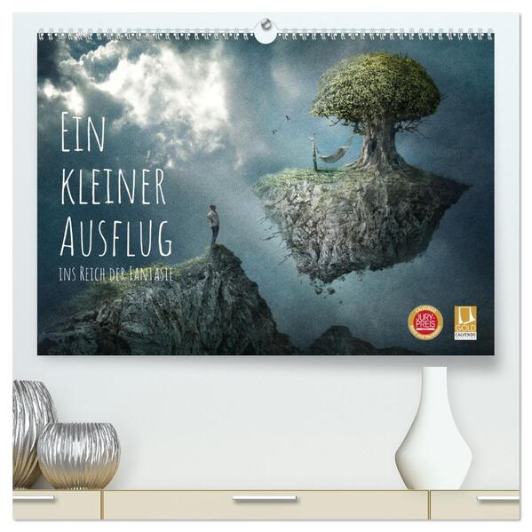 Ein kleiner Ausflug ins Reich der Fantasie (hochwertiger Premium Wandkalender 2026 DIN A2 quer) Kunstdruck in Hochglanz
