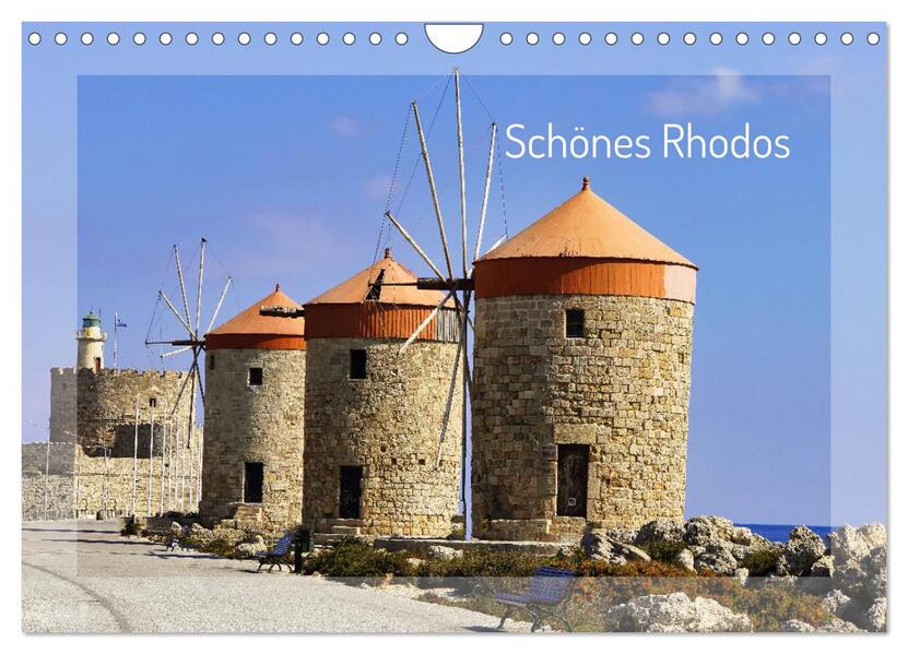 Schönes Rhodos (Wandkalender 2026 DIN A4 quer) CALVENDO Monatskalender