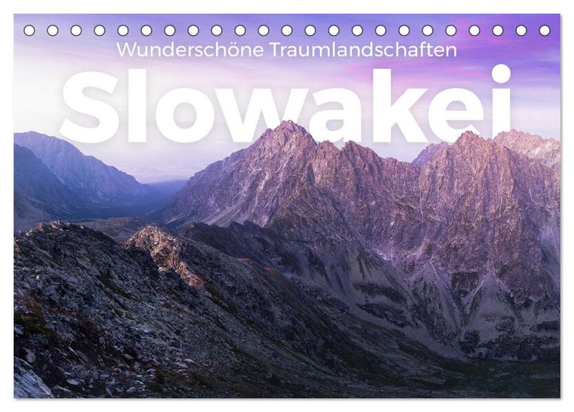Slowakei - Wunderschöne Traumlandschaften (Tischkalender 2026 DIN A5 quer) CALVENDO Monatskalender