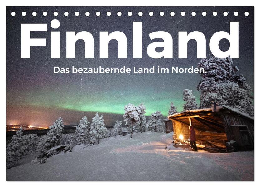 Finnland - Das bezaubernde Land im Norden. (Tischkalender 2026 DIN A5 quer) CALVENDO Monatskalender