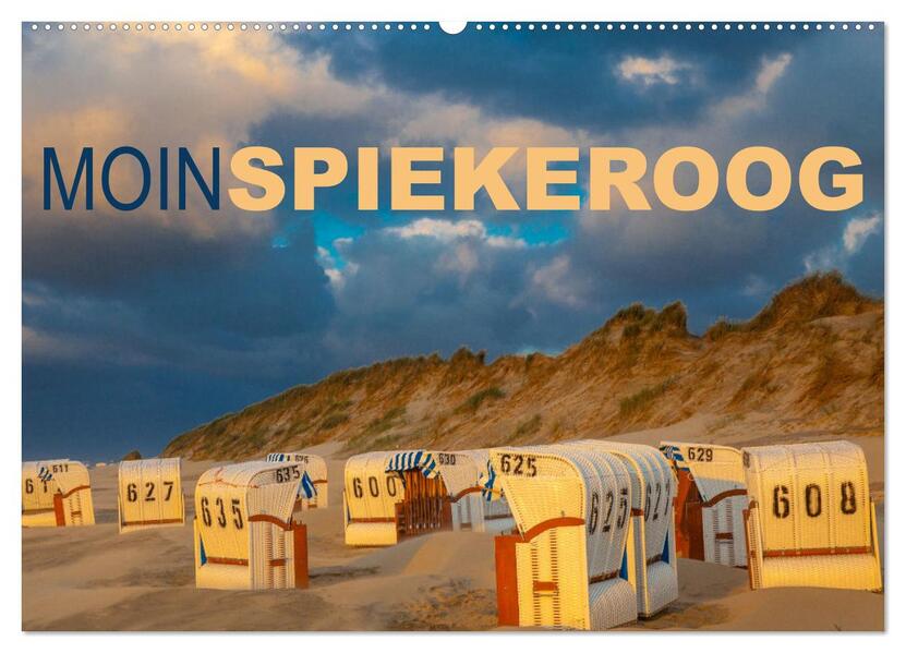 Moin Spiekeroog (Wandkalender 2026 DIN A2 quer) CALVENDO Monatskalender