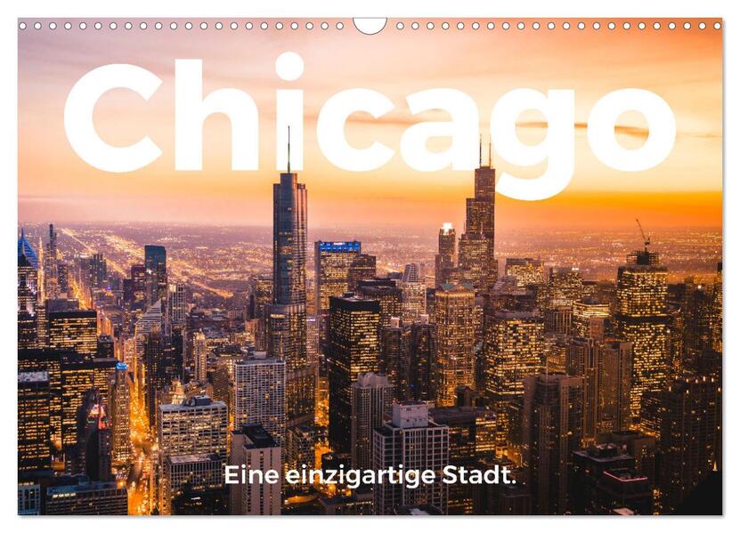 Chicago - Eine einzigartige Stadt. (Wandkalender 2026 DIN A3 quer) CALVENDO Monatskalender