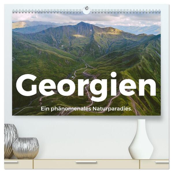 Georgien - Ein phänomenales Naturparadies. (hochwertiger Premium Wandkalender 2026 DIN A2 quer) Kunstdruck in Hochglanz