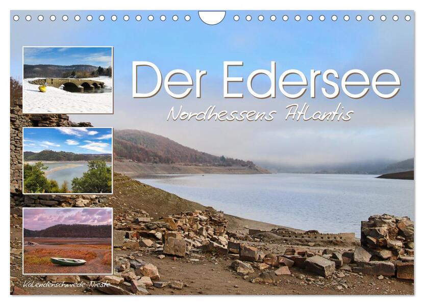 Der Edersee Nordhessens Atlantis (Wandkalender 2026 DIN A4 quer) CALVENDO Monatskalender