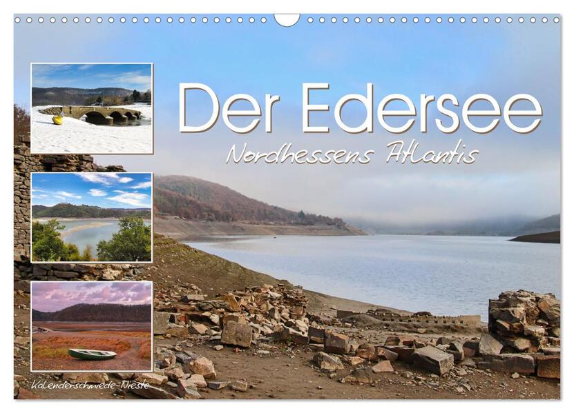 Der Edersee Nordhessens Atlantis (Wandkalender 2026 DIN A3 quer) CALVENDO Monatskalender
