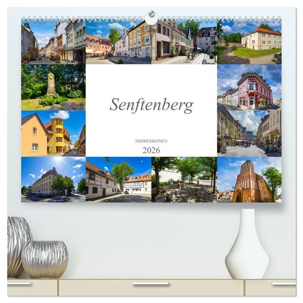 Senftenberg Impressionen (hochwertiger Premium Wandkalender 2026 DIN A2 quer) Kunstdruck in Hochglanz