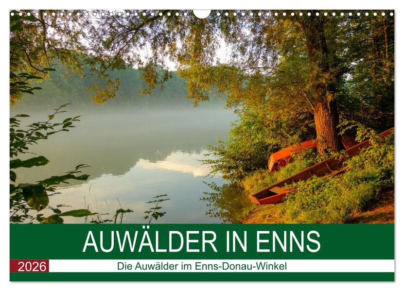 Auwälder bei Enns (Wandkalender 2026 DIN A3 quer) CALVENDO Monatskalender