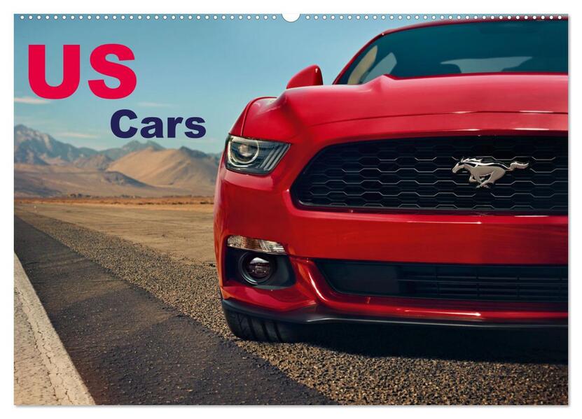 US Cars Kalender (Wandkalender 2026 DIN A2 quer) CALVENDO Monatskalender