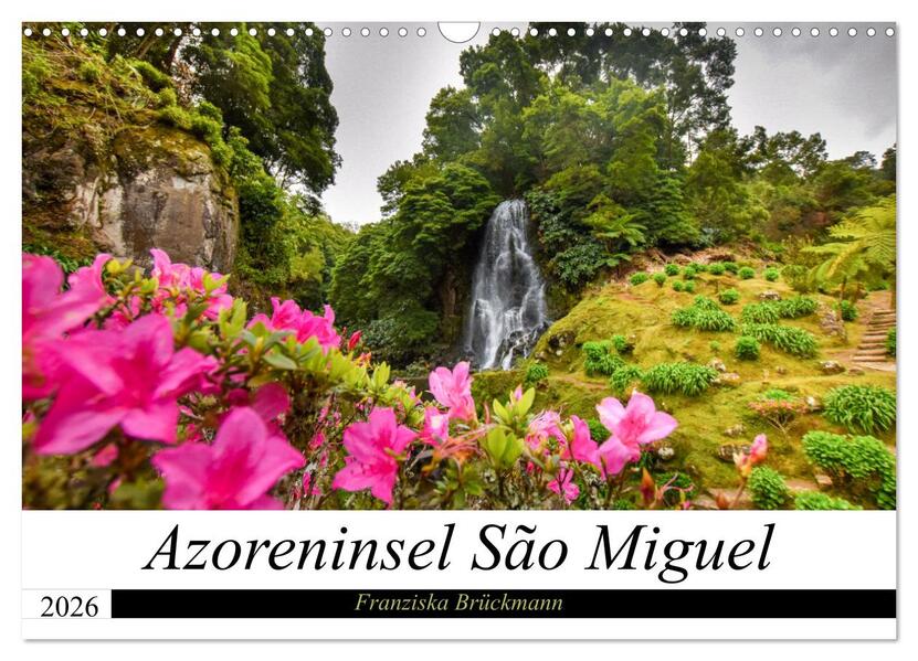 Azoreninsel São Miguel (Wandkalender 2026 DIN A3 quer) CALVENDO Monatskalender