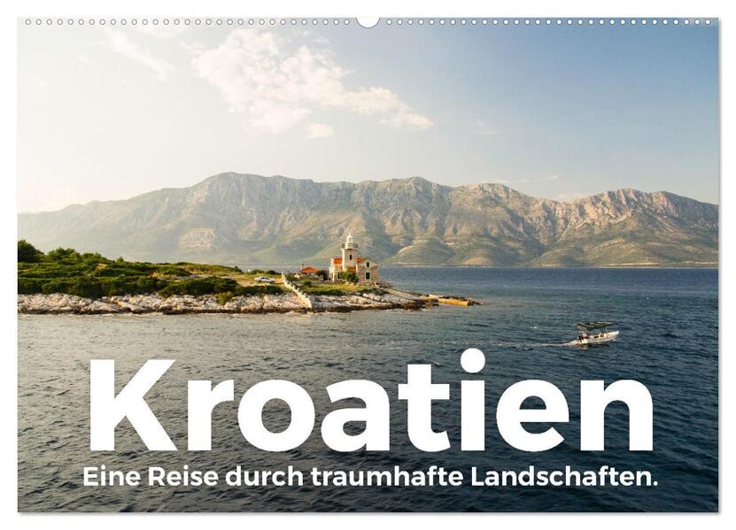 Kroatien - Eine Reise durch traumhafte Landschaften. (Wandkalender 2026 DIN A2 quer) CALVENDO Monatskalender