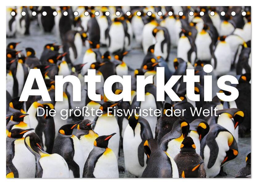 Antarktis - Die größte Eiswüste der Welt. (Tischkalender 2026 DIN A5 quer) CALVENDO Monatskalender