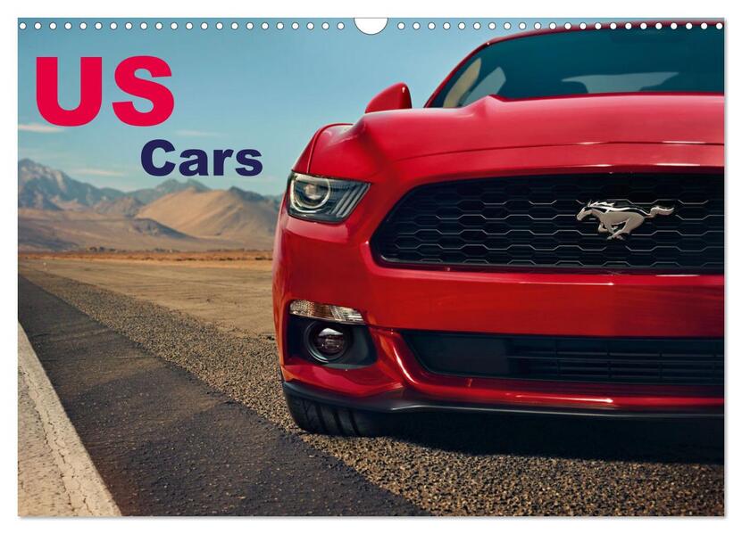 US Cars Kalender (Wandkalender 2026 DIN A3 quer) CALVENDO Monatskalender