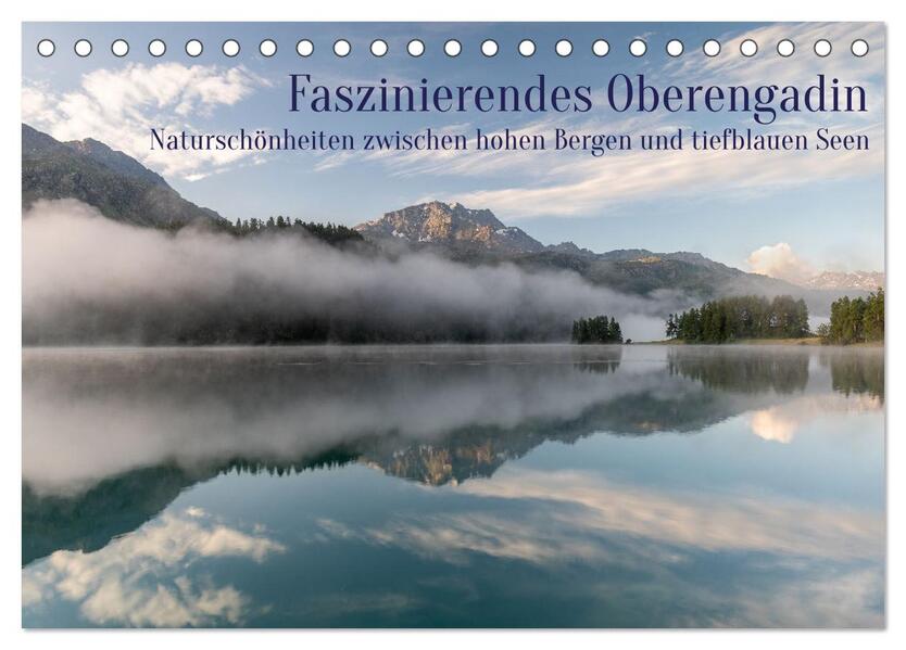 Faszinierendes Oberengadin (Tischkalender 2026 DIN A5 quer) CALVENDO Monatskalender