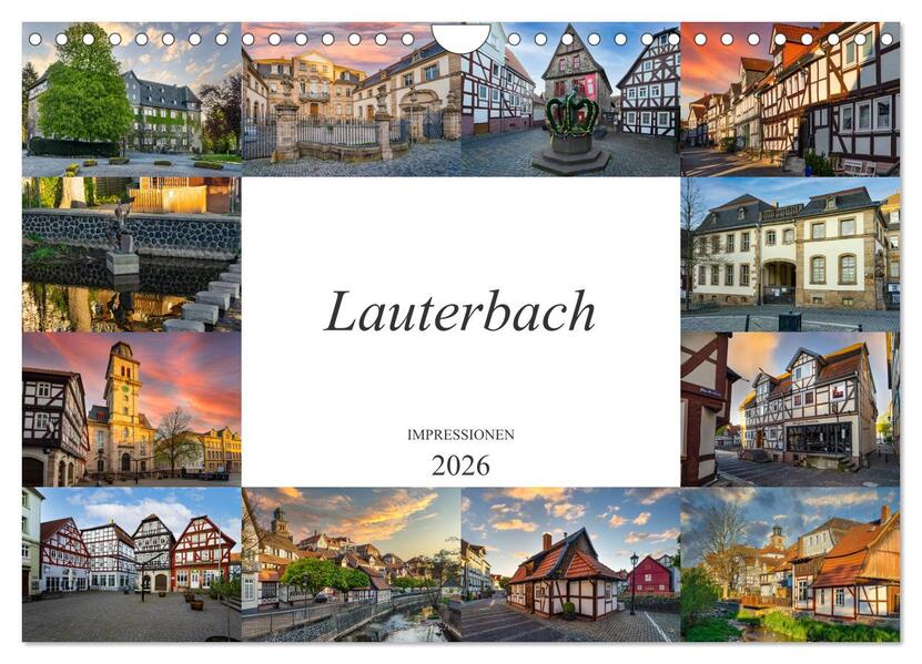 Lauterbach Impressionen (Wandkalender 2026 DIN A4 quer) CALVENDO Monatskalender