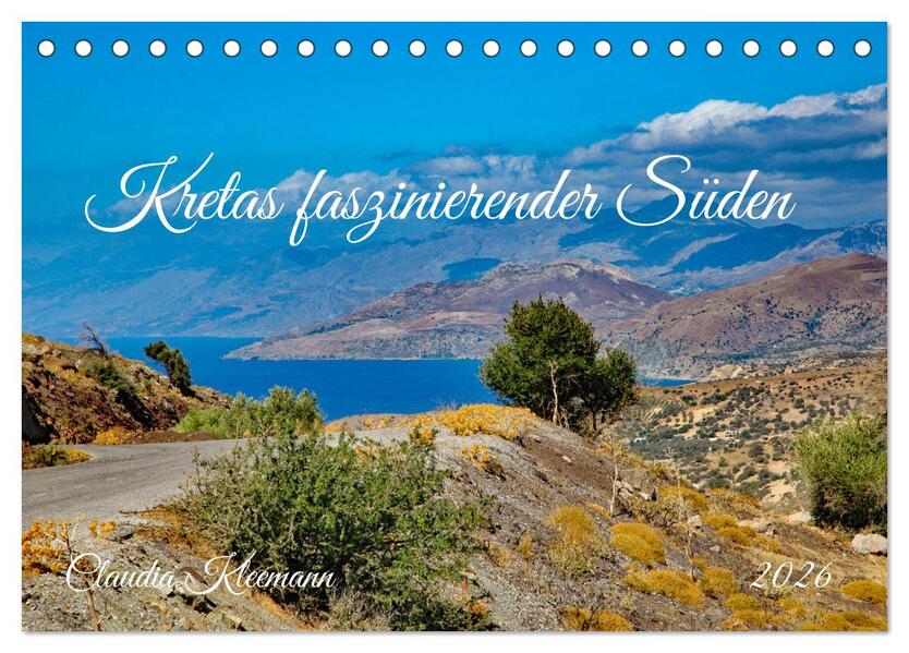 Kretas faszinierender Süden (Tischkalender 2026 DIN A5 quer) CALVENDO Monatskalender